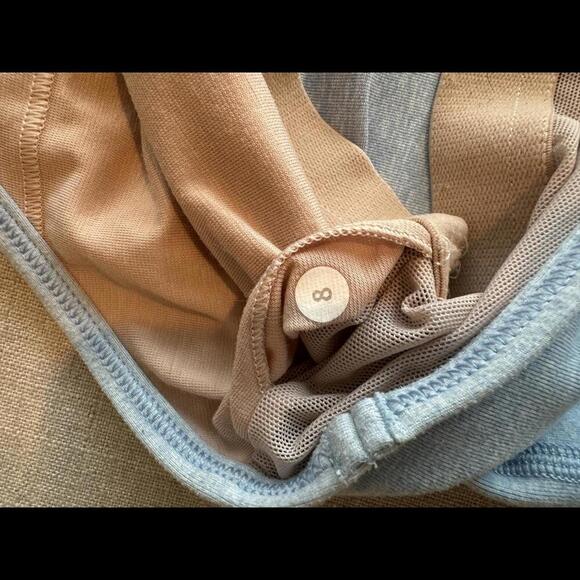 Lululemon Power Y Tank Heathered Baby Blue Size 8 - Picture 5 of 5